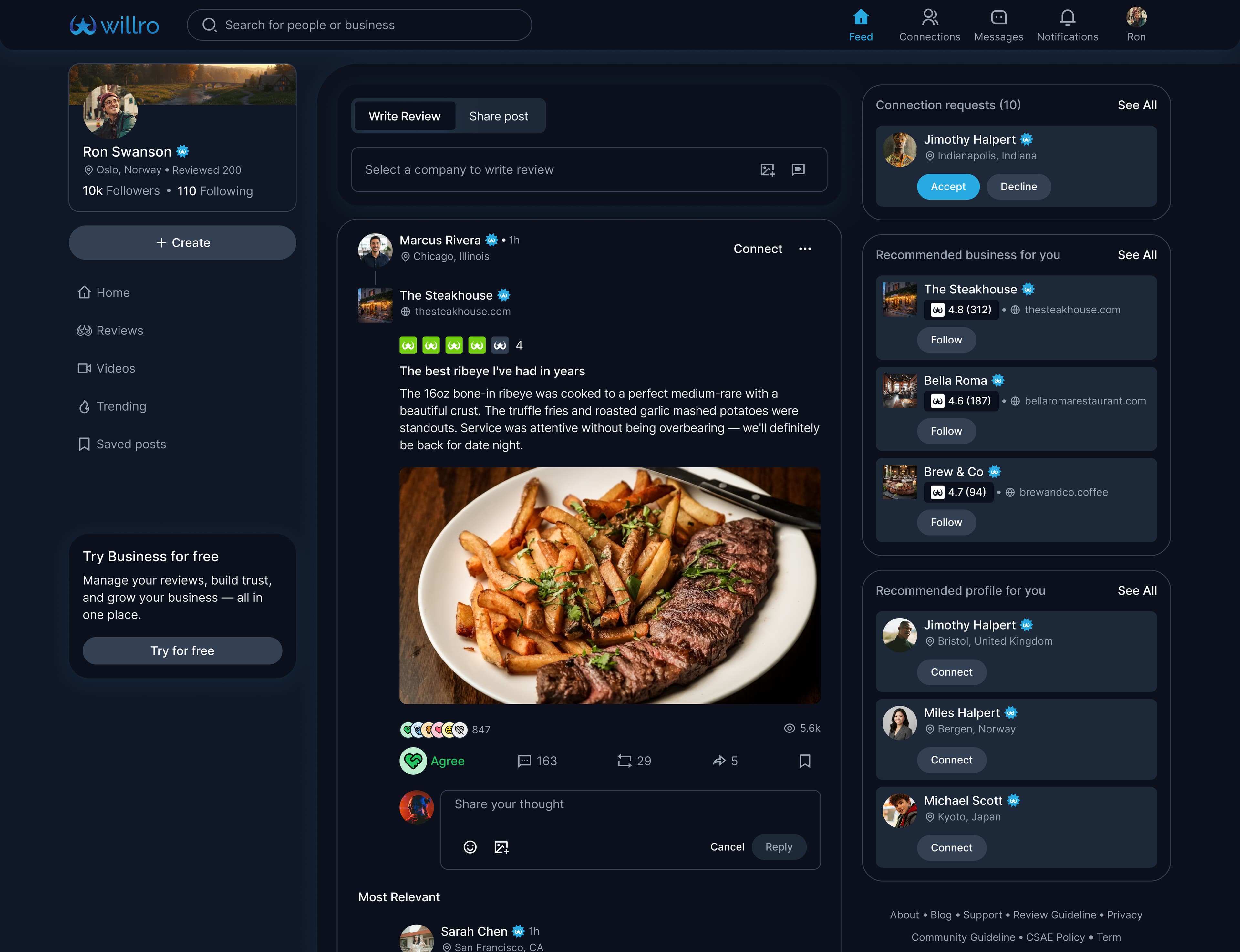 Willro Dashboard