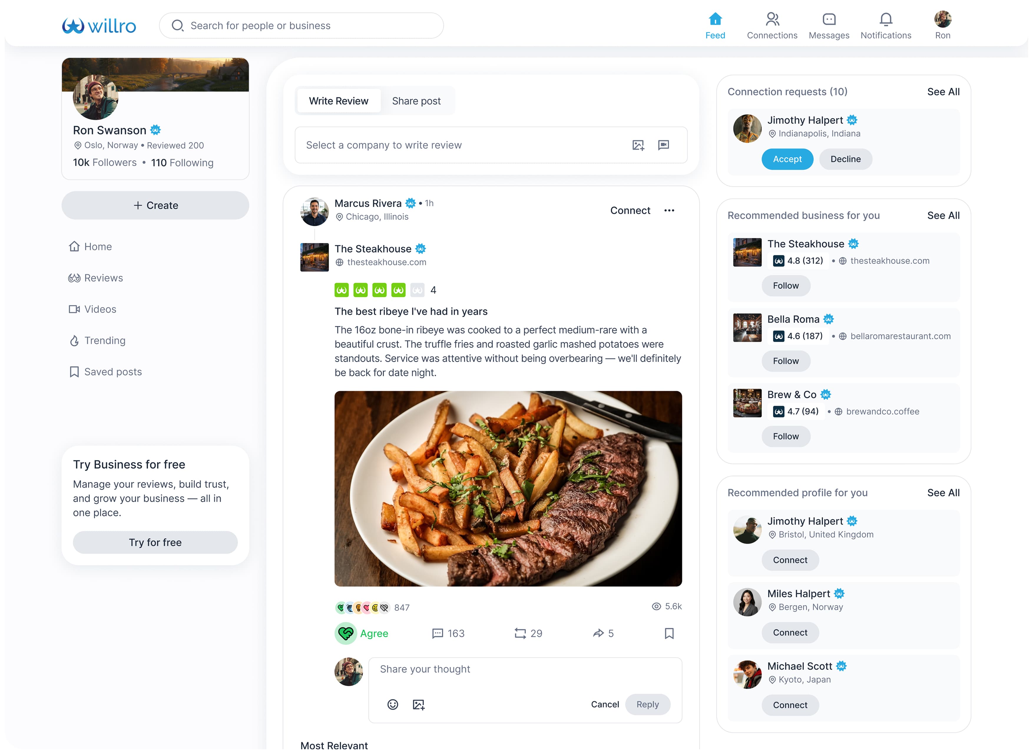 Willro Dashboard