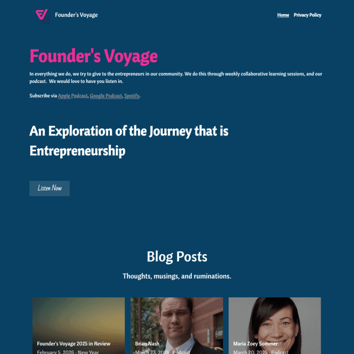 Foundersvoyage