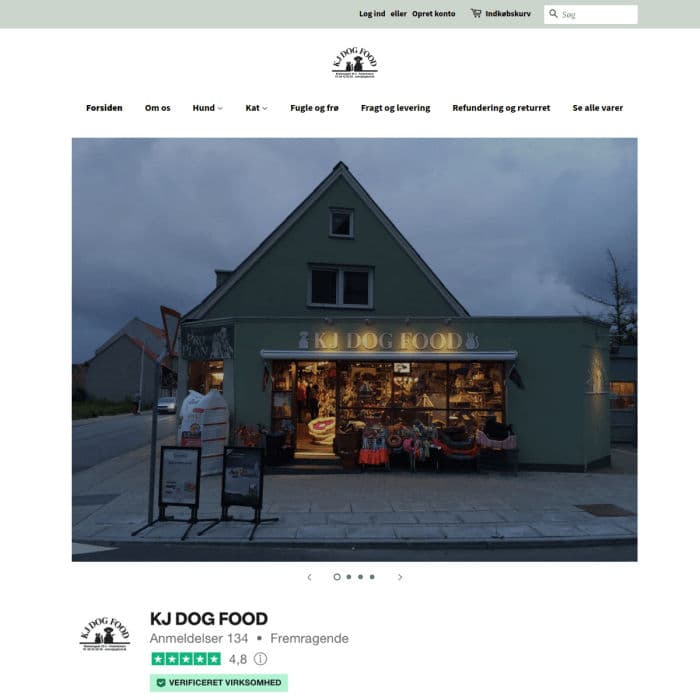 Kjdogfood Dk