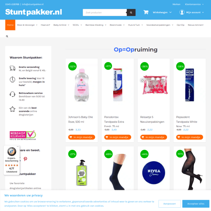 Stuntpakker Nl