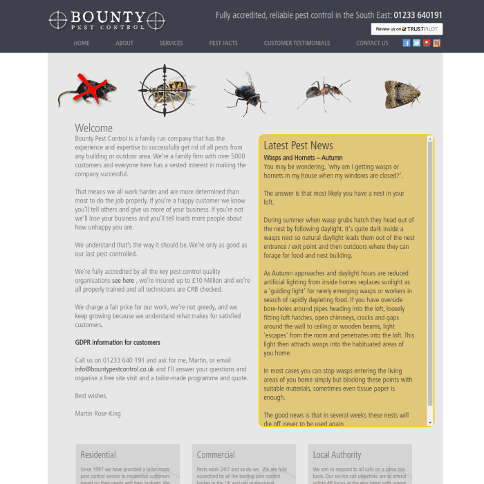Bountypestcontrol Co