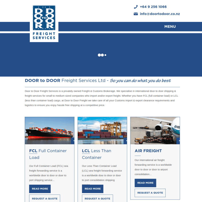 Doortodoorfreight Co Nz