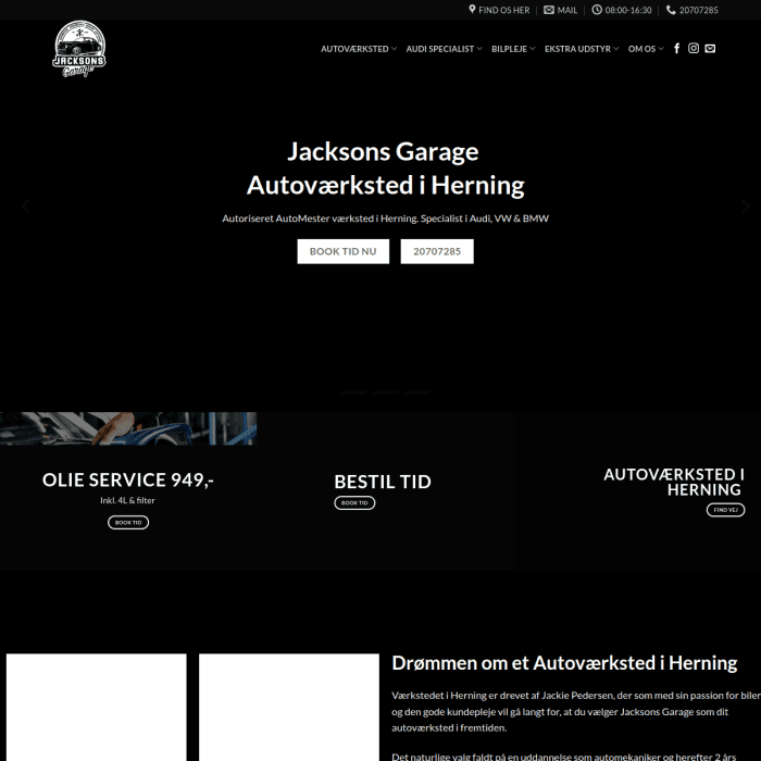 Jacksons Garage Dk