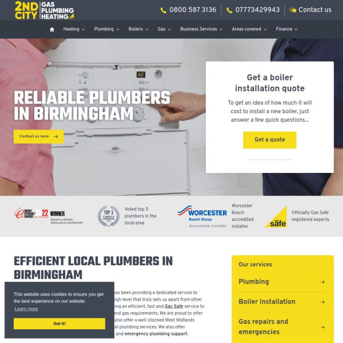 2ndcitygasplumbingandheating Co