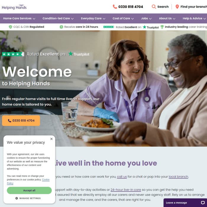 Helpinghandshomecare Co