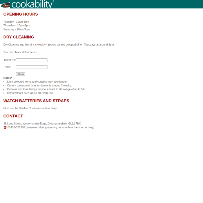 Cookability