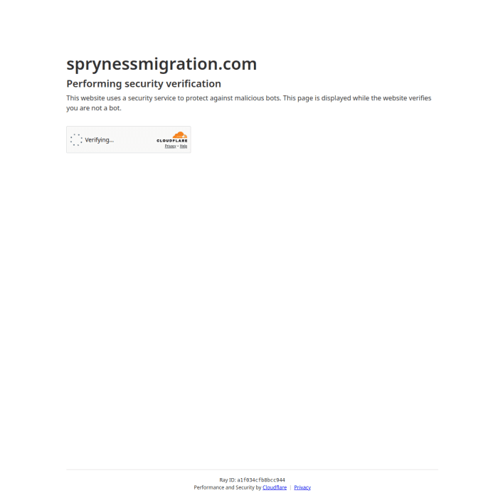 Sprynessmigration
