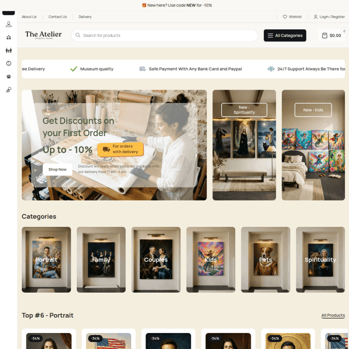 Canvas The Atelier