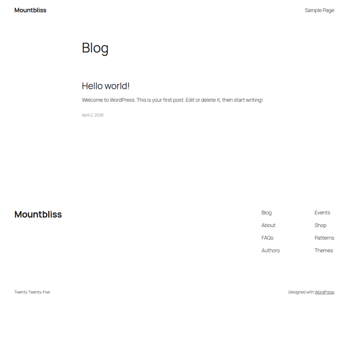 Mountbliss