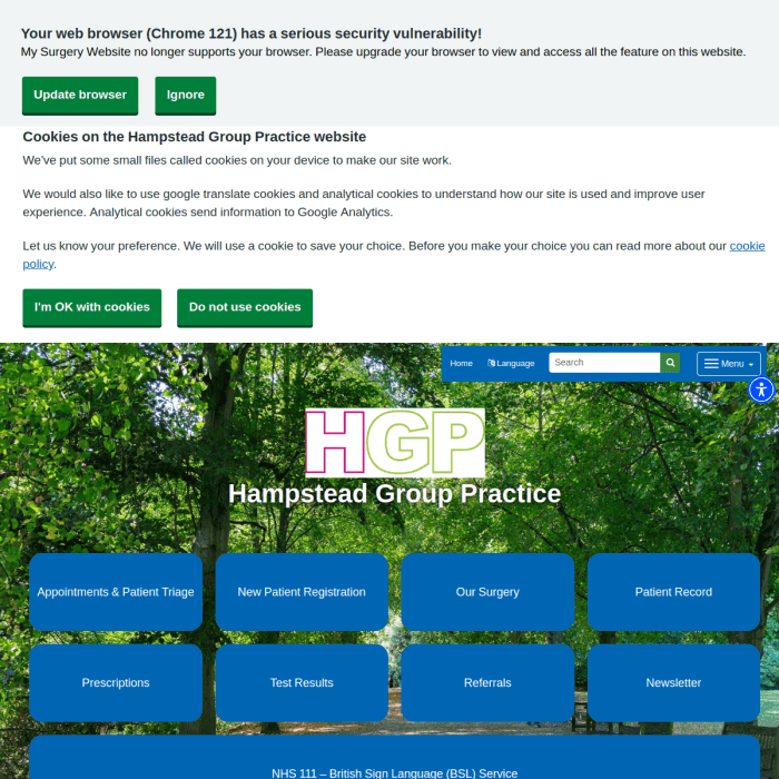 Hampsteadgrouppractice Co