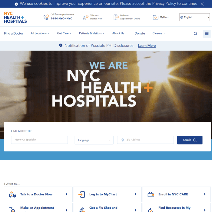 Nychealthandhospitals