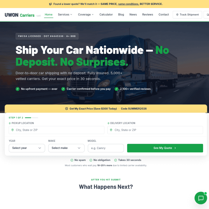 Uwoncarriers