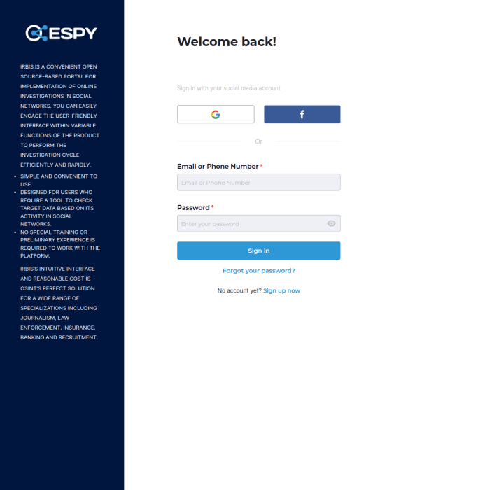 Irbis Espysys