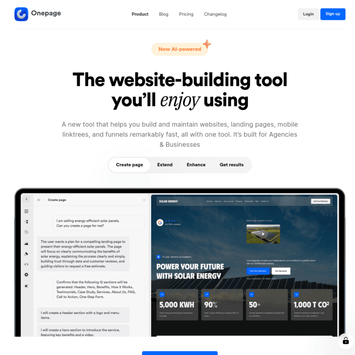 Onepage