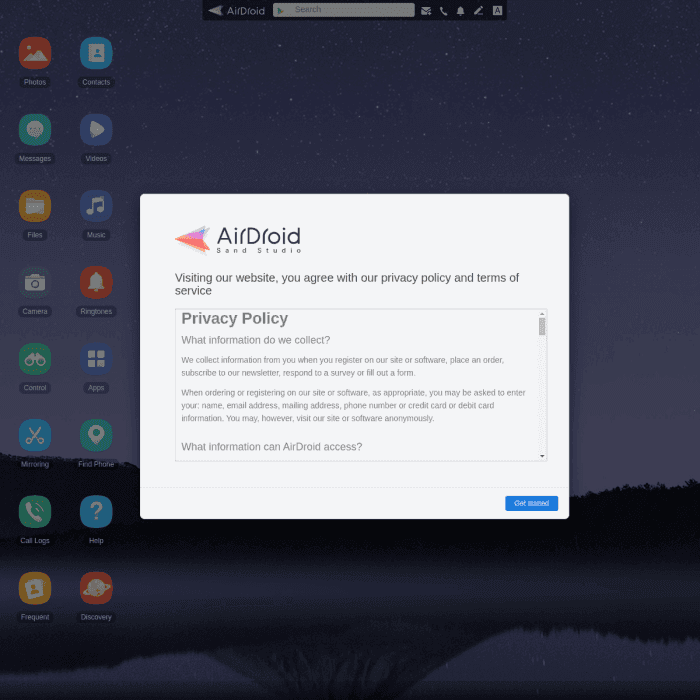 Web Airdroid