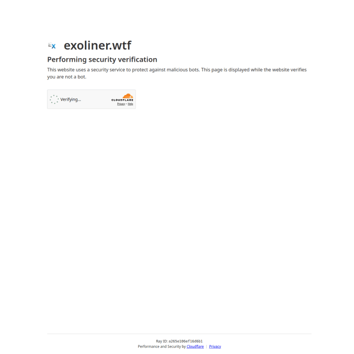 Exoliner Wtf