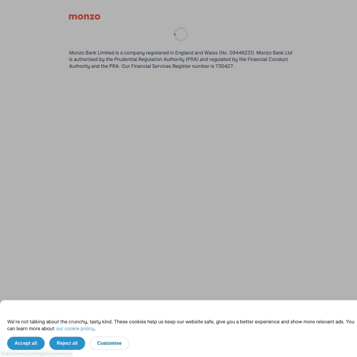 Web Monzo