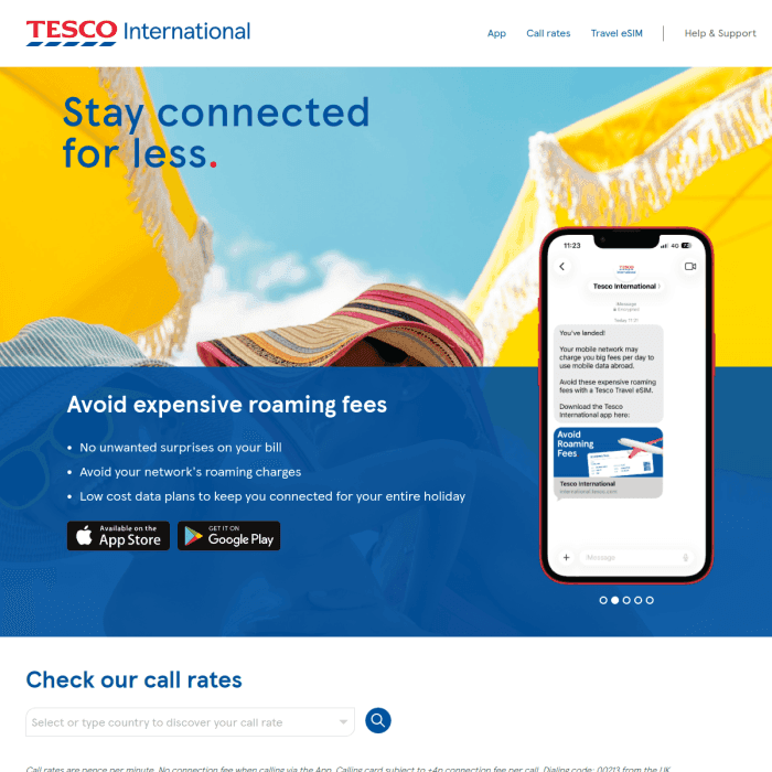 Tescointernationalcalling